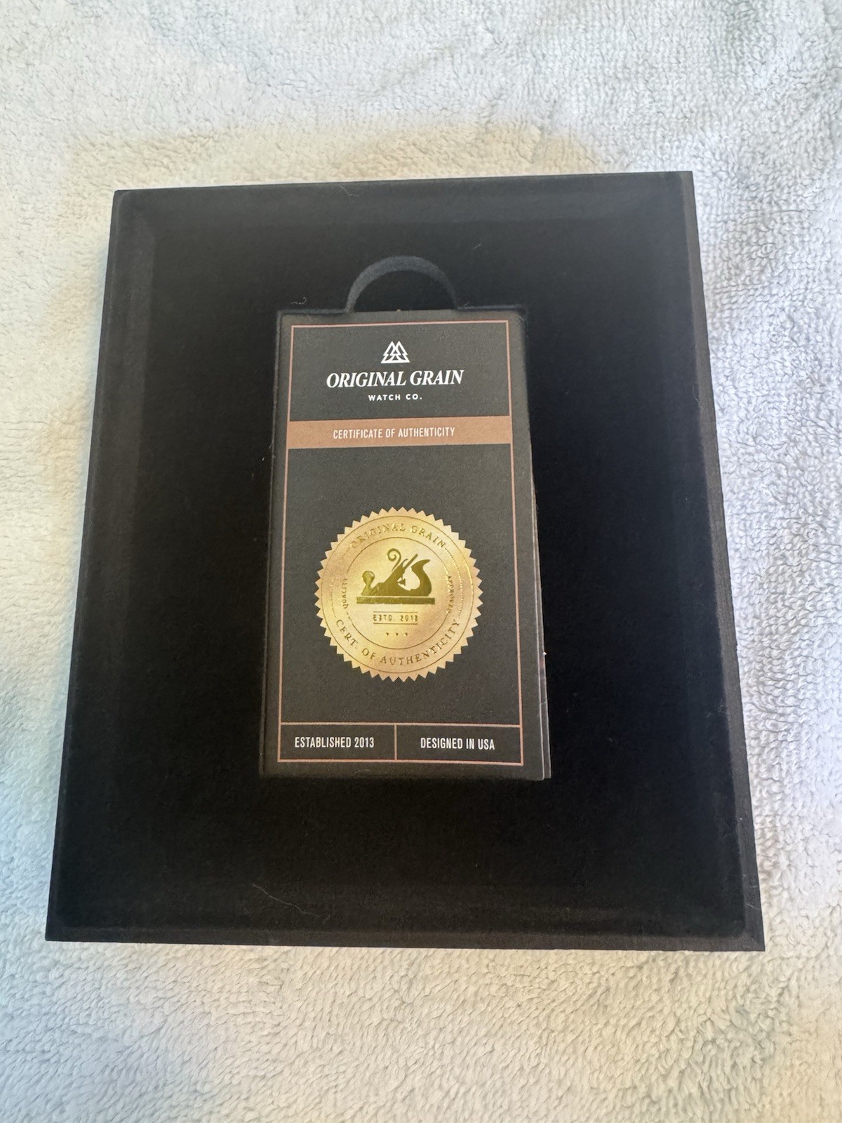 Original Grain Jack Daniel’s Limited Edition Wood Chronograph Quartz Watch Box