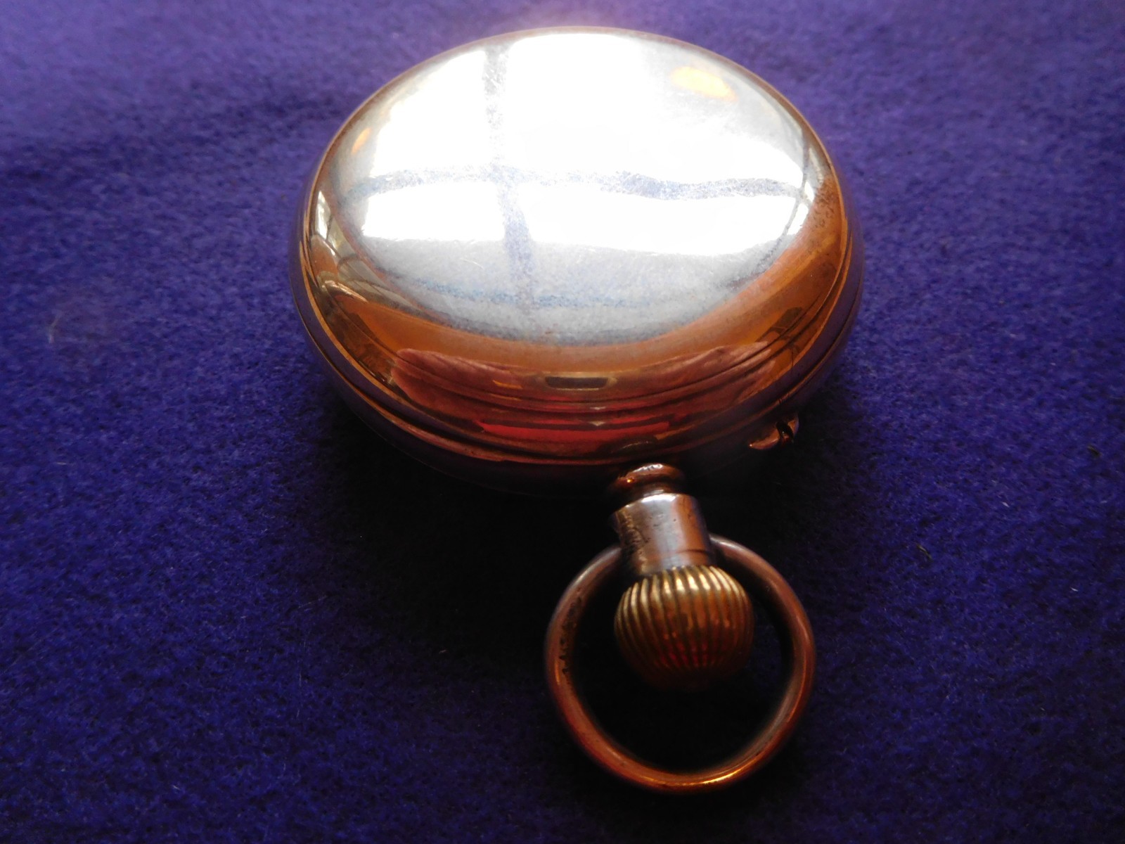 Rare WW1 English silver military pocket watch, Hallmarked 1918.