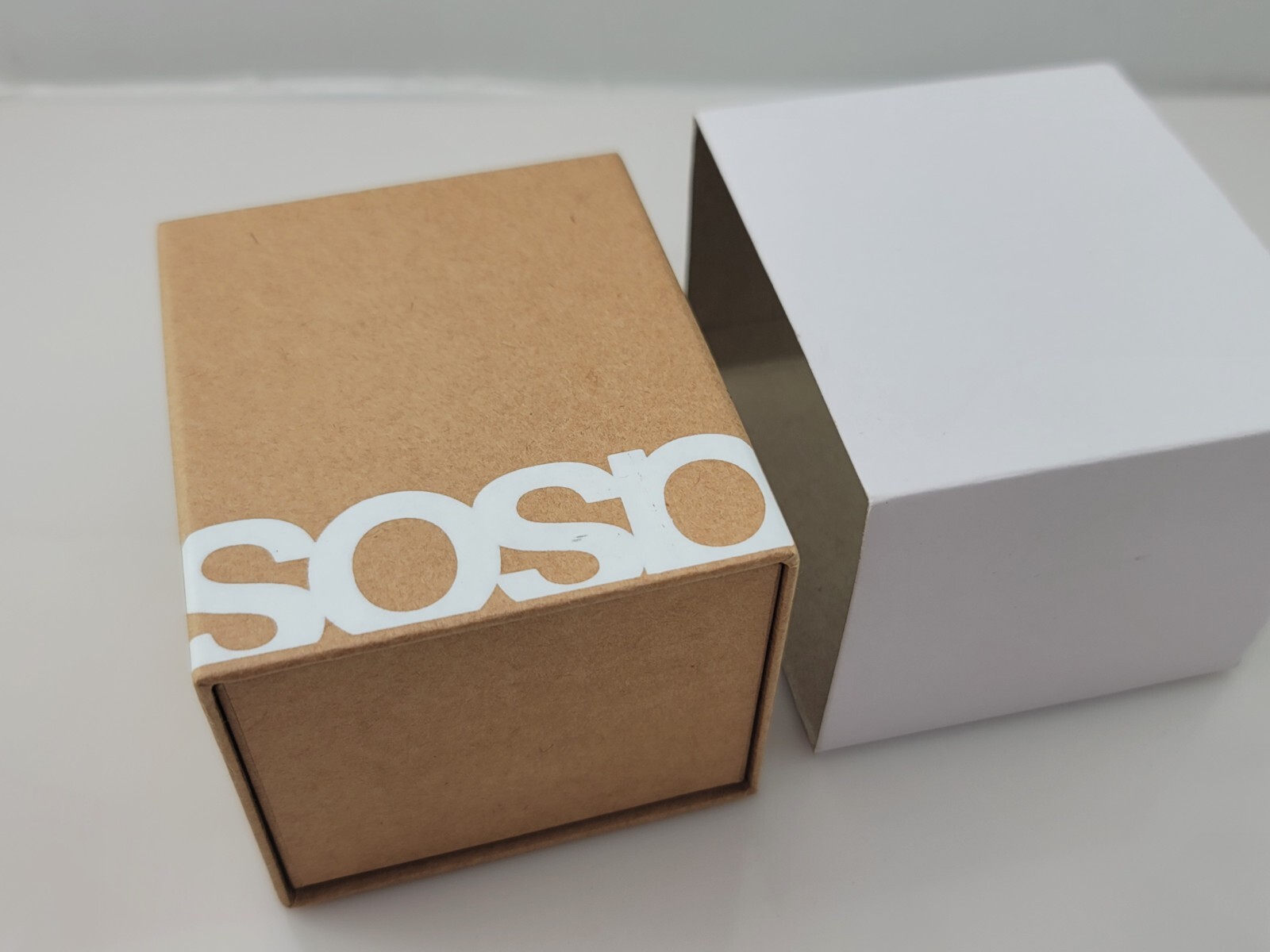 Unrvlld/Spply Watch by ASOS White, 42mm Rose Gold, Brown Leather Strap
