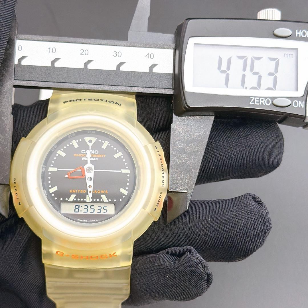 G-Shock Casio Quartz Men’s Watch AW-500BUA-1E Black Ivory Bezel Authentic