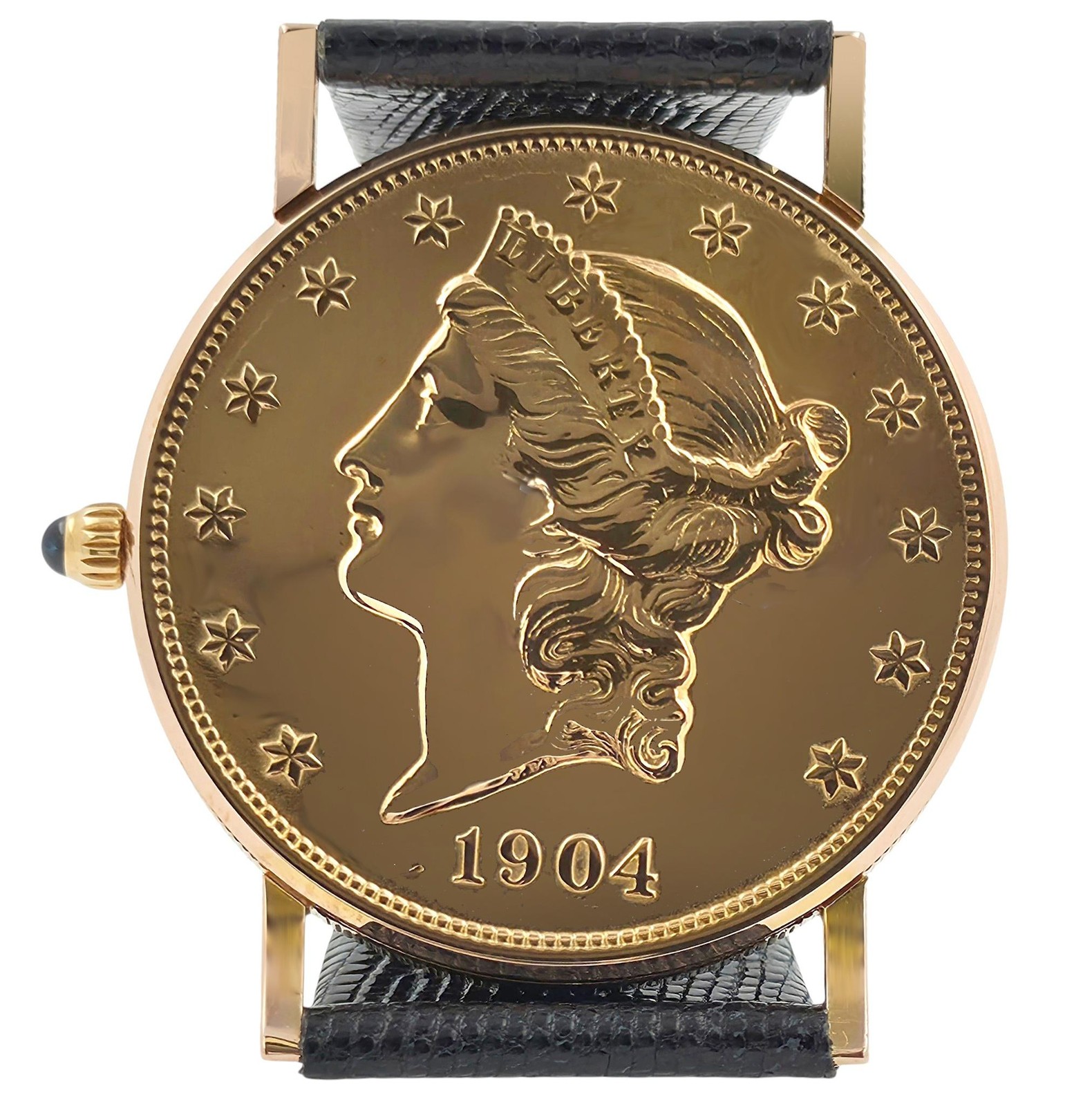 Vintage Corum $20 Liberty 1904 Head 22k Gold Coin 1904 34.5MM Manual Winding