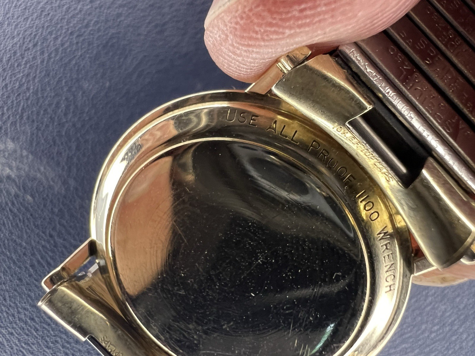 Wittnauer/Lingines Men’s Dress Watch Mechanical 10k Gold RGP Vintage 1950s