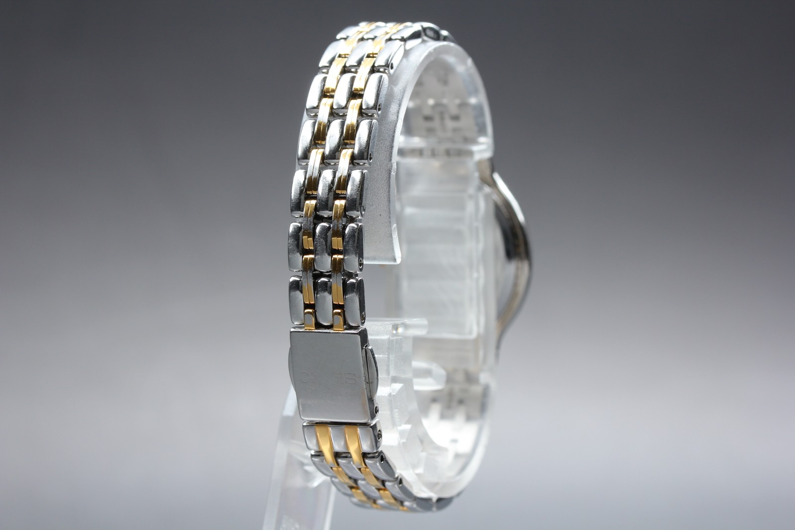 New Batt Exc+5 SEIKO 1N01-0JK0 Silver Oval Bracelet Qz Ladies Watch From JAPAN