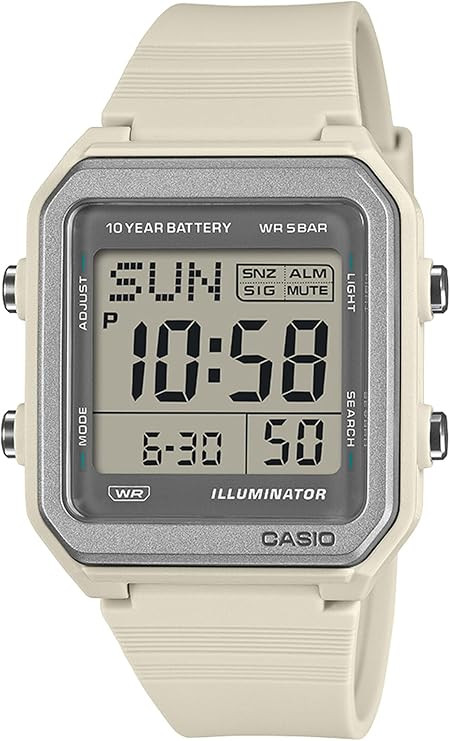 CASIO W-221H-8AJF Digital Watch World Time LED 10-Year Battery 50M WR Japan