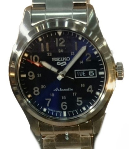 Seiko SBSA113 5 Sports Watch 41hr Reserve 10ATM Water Resistance Steel 39.4mm