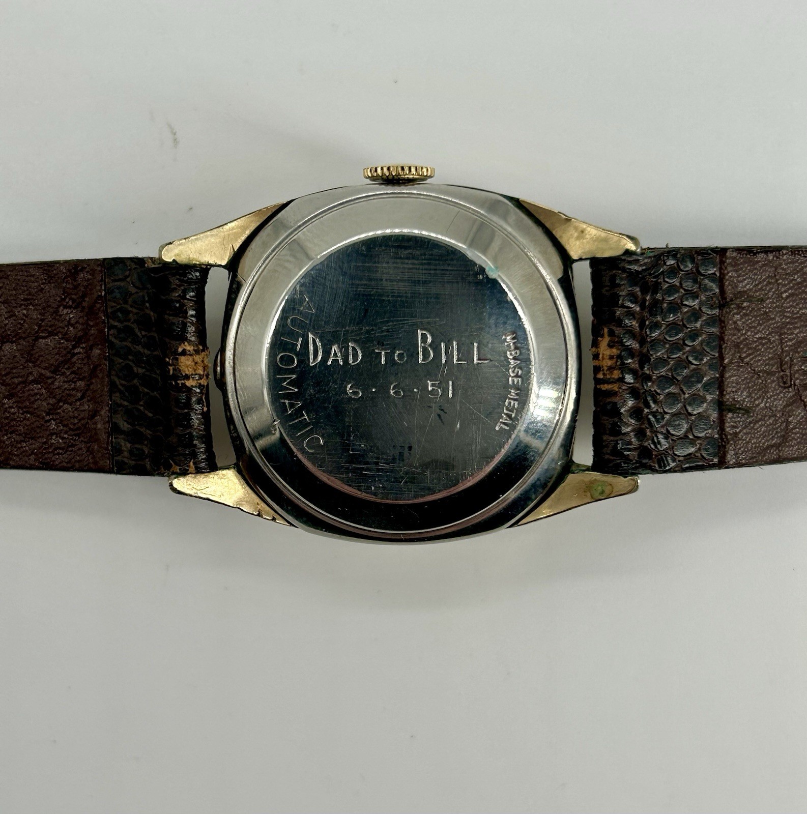 Vintage Clinton Automatic Bumper 17J Swiss Men’s Watch AS Family Runs 1951