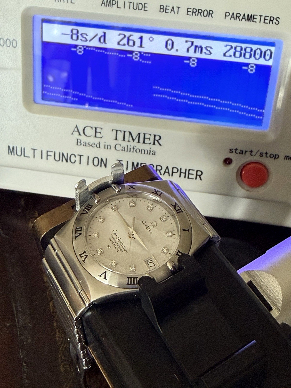 OMEGA CONSTELLATION 50th ANNIVERSARY AUTOMATIC DIAMOND DIAL 35.5mm 1504.35 – BOX