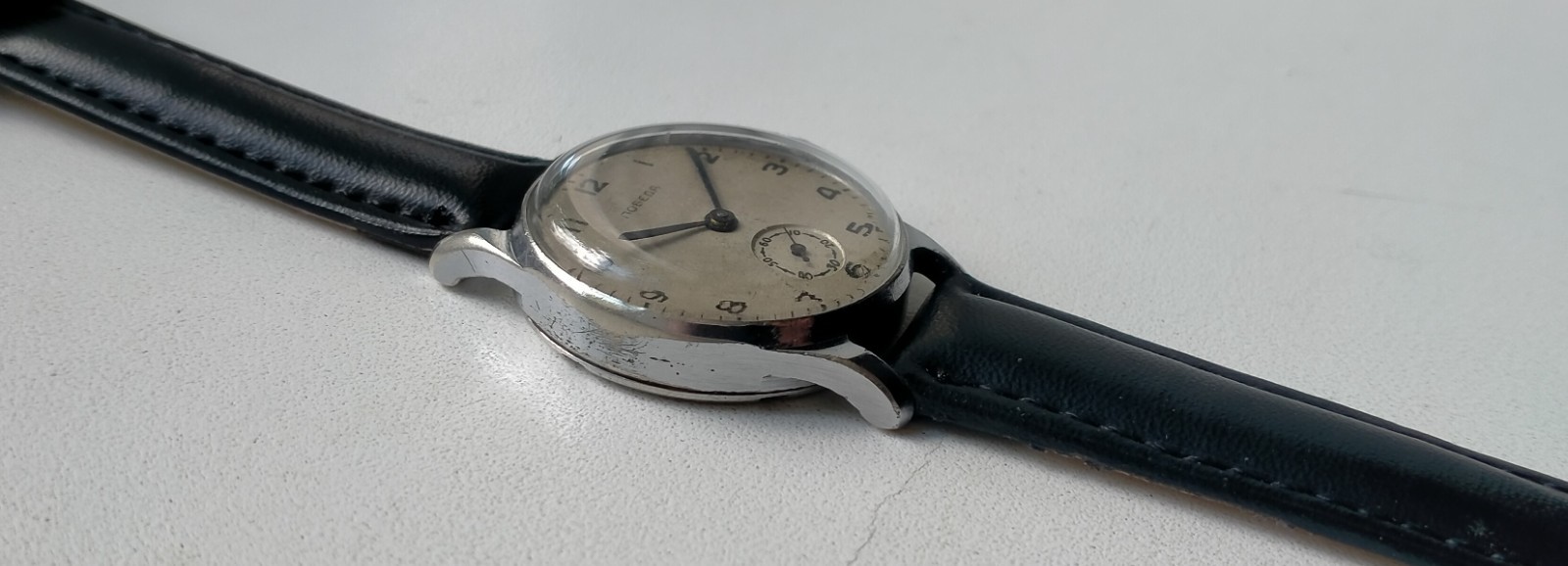 Pobeda 2602 Screw-Down Caseback Vintage Original Soviet Watch ChChZ 1955