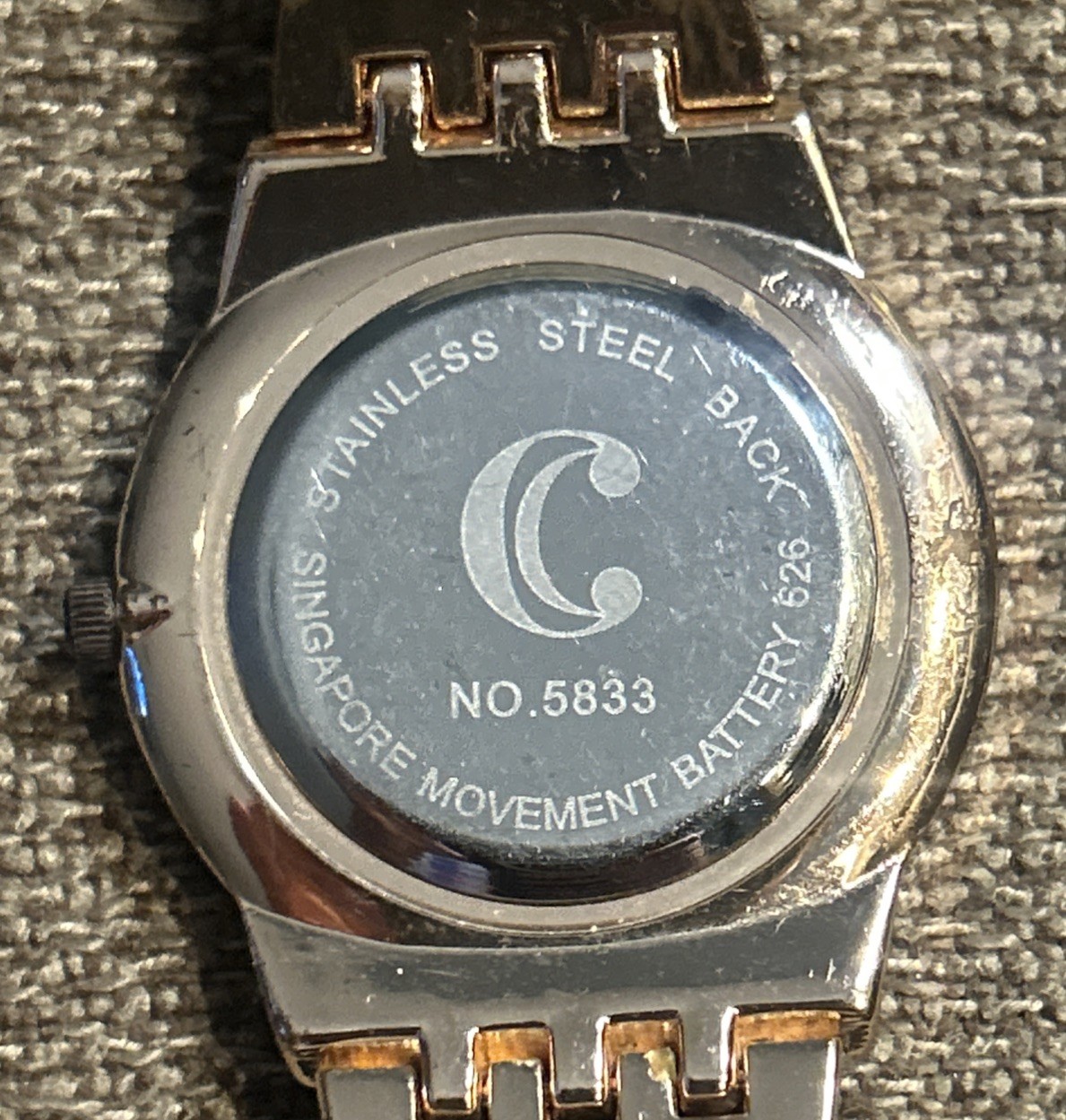Charming Charlie Rose Gold Color Women’s Clasp Watch No. 5833 Runs!
