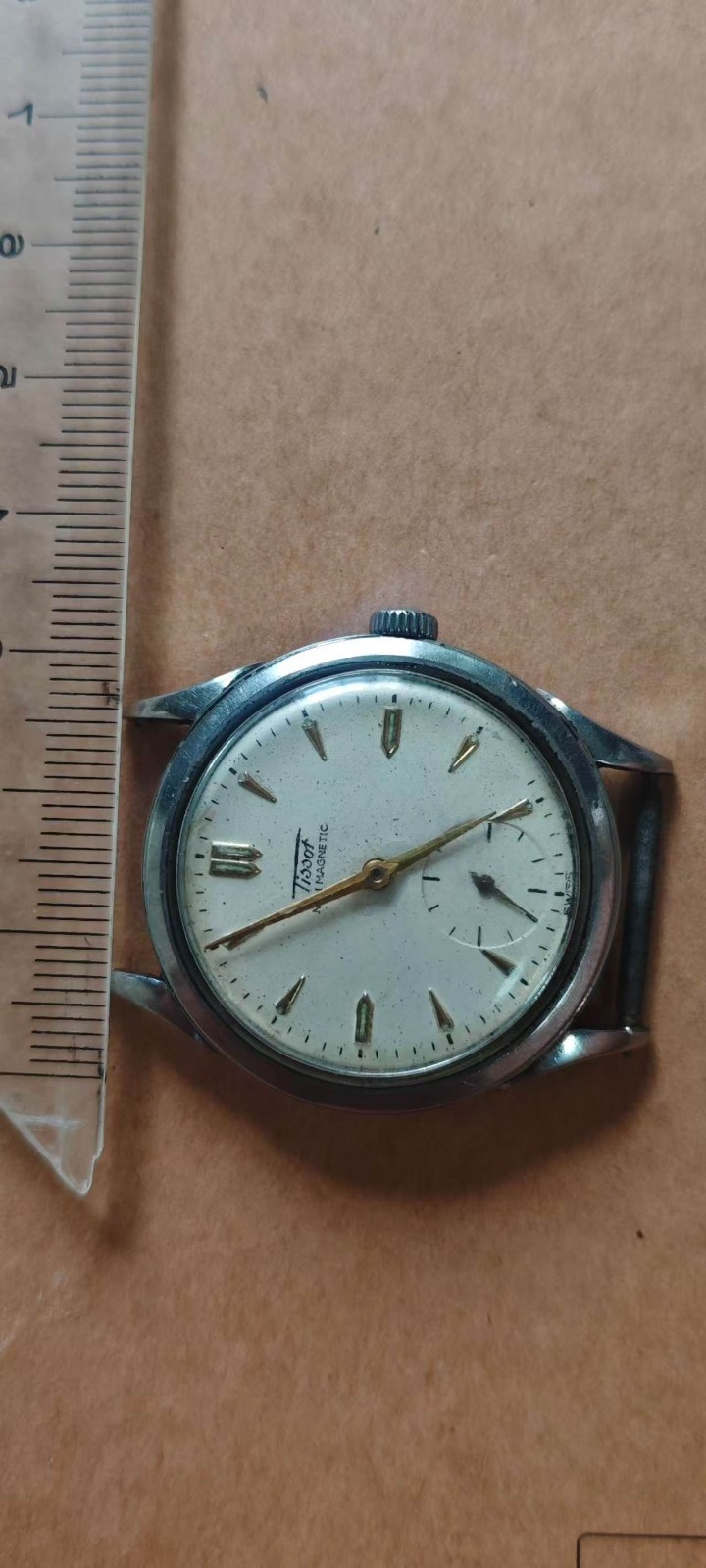 Vintage Tissot Men’s Wristwatch, Small Seconds, Good Condition, Swiss Mechanica