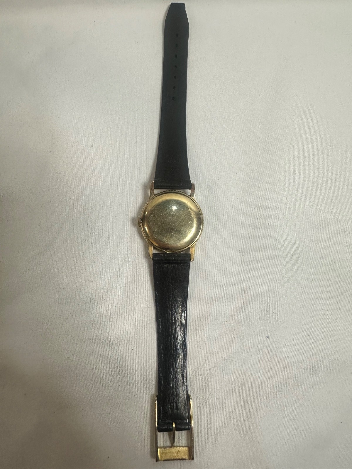 Vintage 1940s Lord Elgin 10k Gold Filled Watch Silver Waffle Face Running