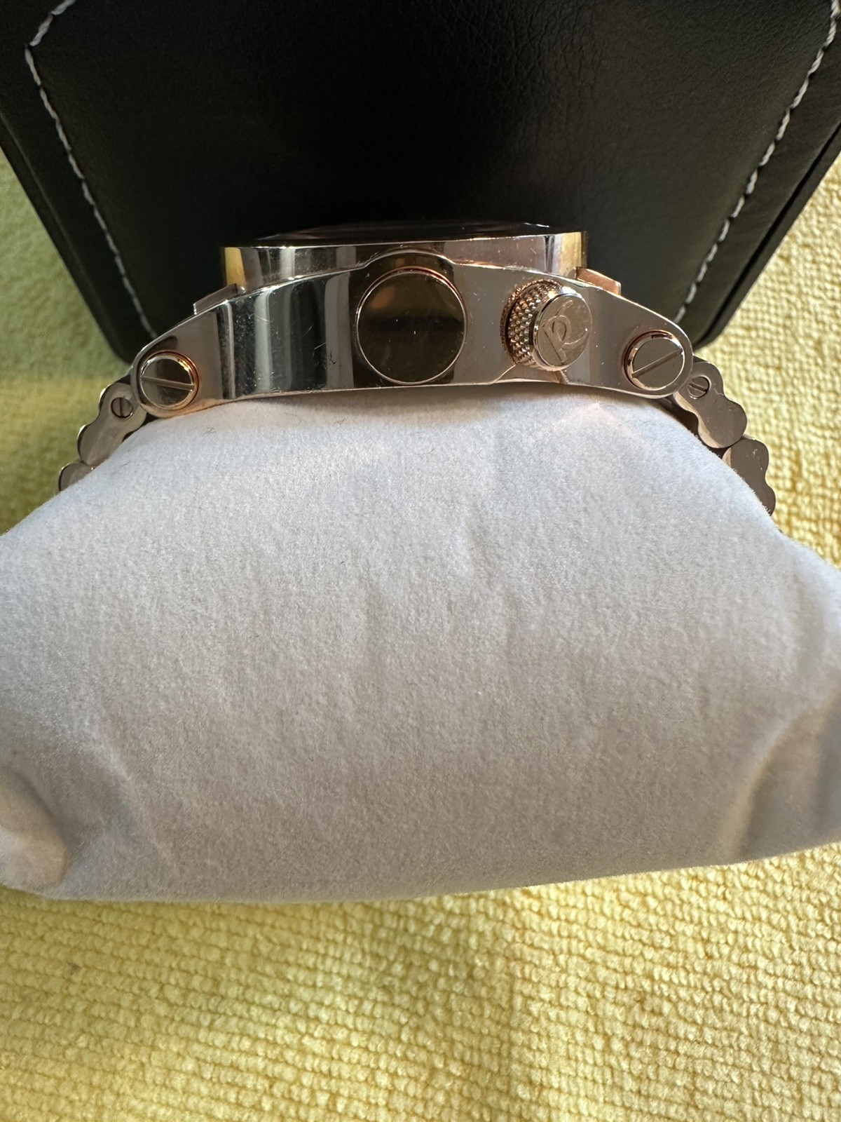 Renato Generation 8 Beast Dual Time Rose Gold PVD 45mm Watch (New Batteries)