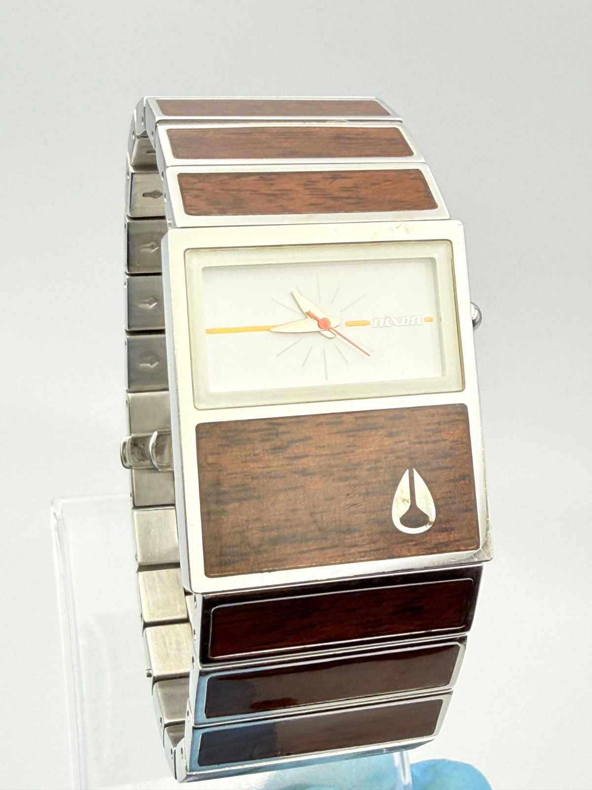Nixon The Chalet Wood Panel Quartz Watch Wrist 18cm (7.1in) – Rank B