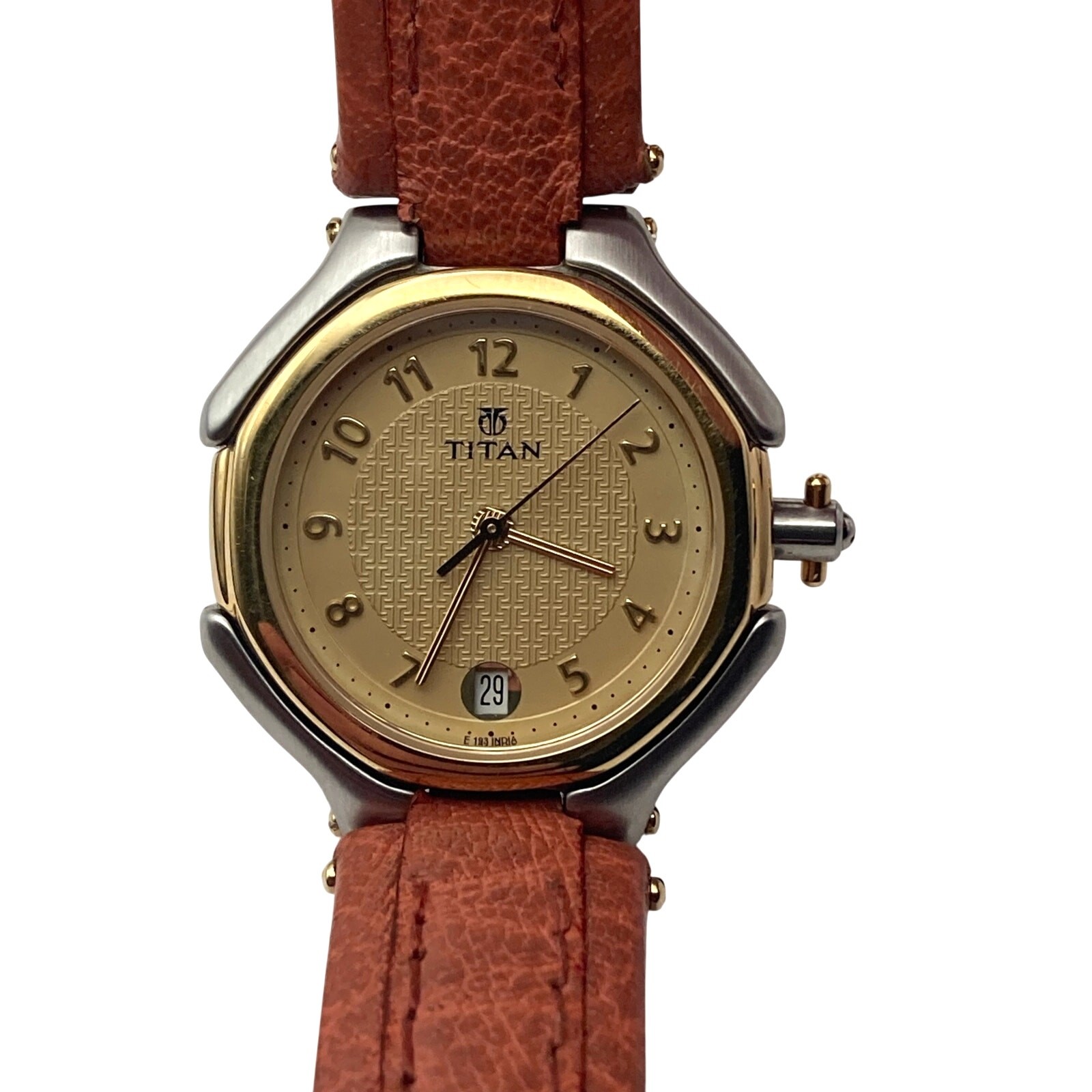 Titan Women’s Quartz Watch 28mm – E 193 India-Fresh Battery- Adjustable Band WR