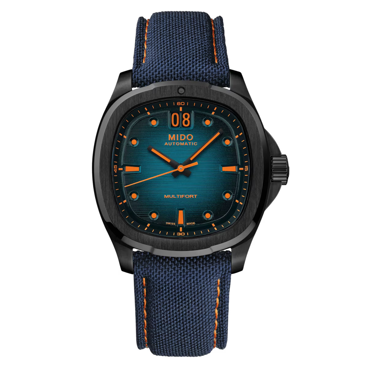 *BRAND NEW* Mido Multifort TV Big Date Blue Gradient Men’s Watch M0495263704100