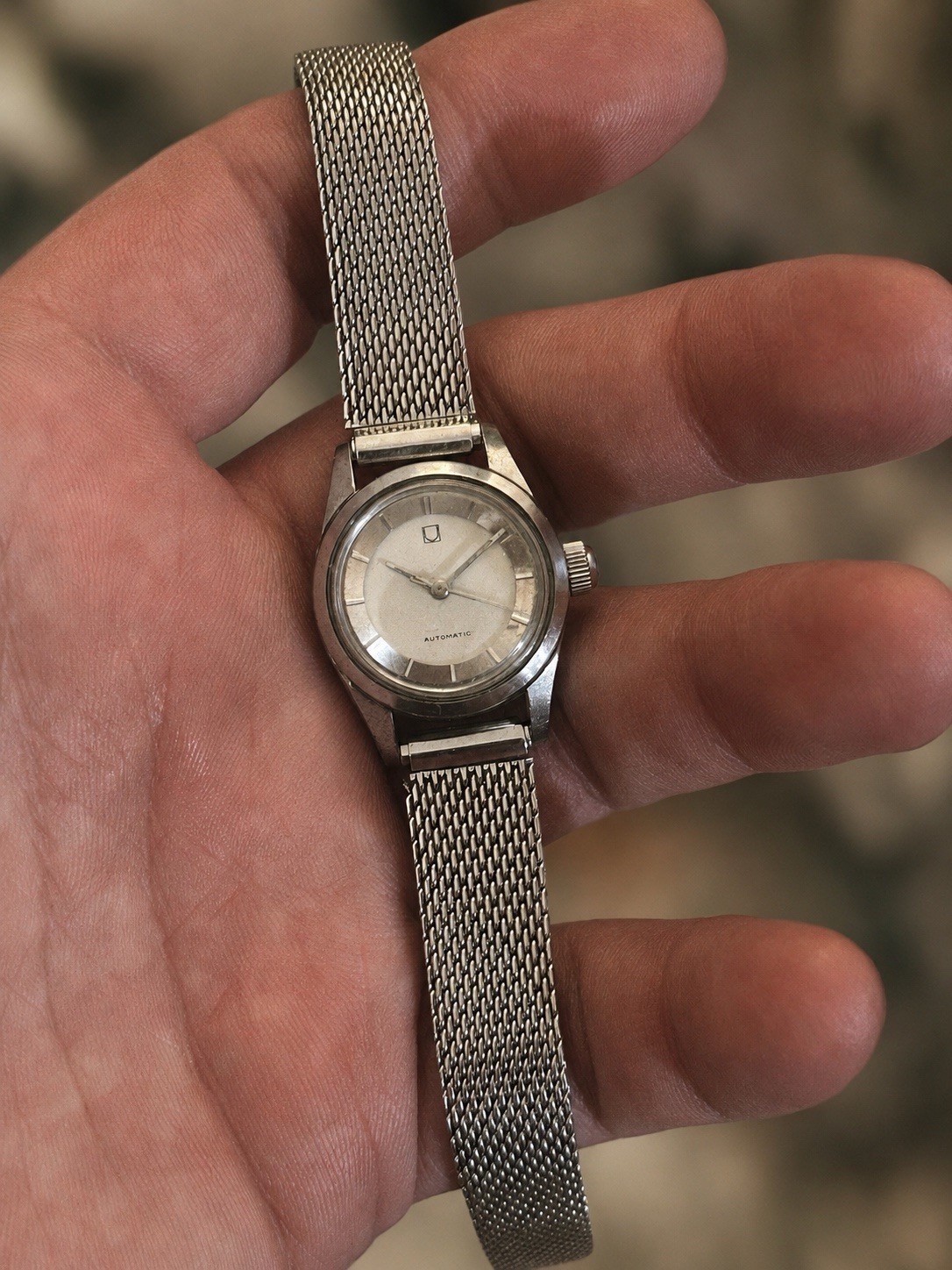 😍 RUNS GREAT! Gorgeous 1960s UNIVERSAL GENEVE Ladies 23mm POLEROUTER Automatic
