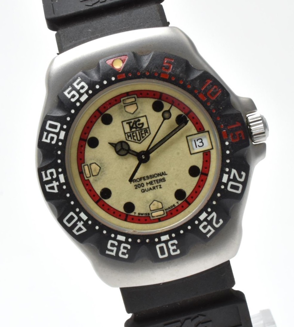 【Exc+5】 TAG Heuer Formula 1 WA1211 Cream Dial 200m Mens Quartz Watch From Japan