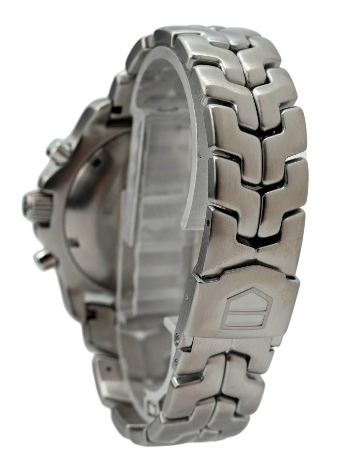 Tag Heuer 42mm Men’s Link Automatic Chronograph Black Dial Watch! Ref: CT2111!