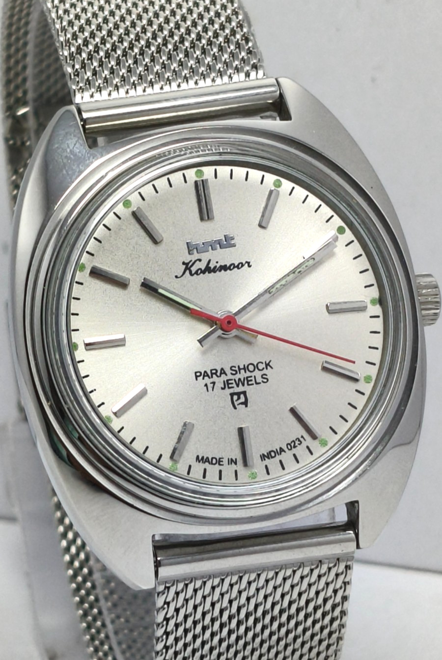 HMT Kohinooor 17J Hand Winding Wrist Watch For Men’s In Working Condition