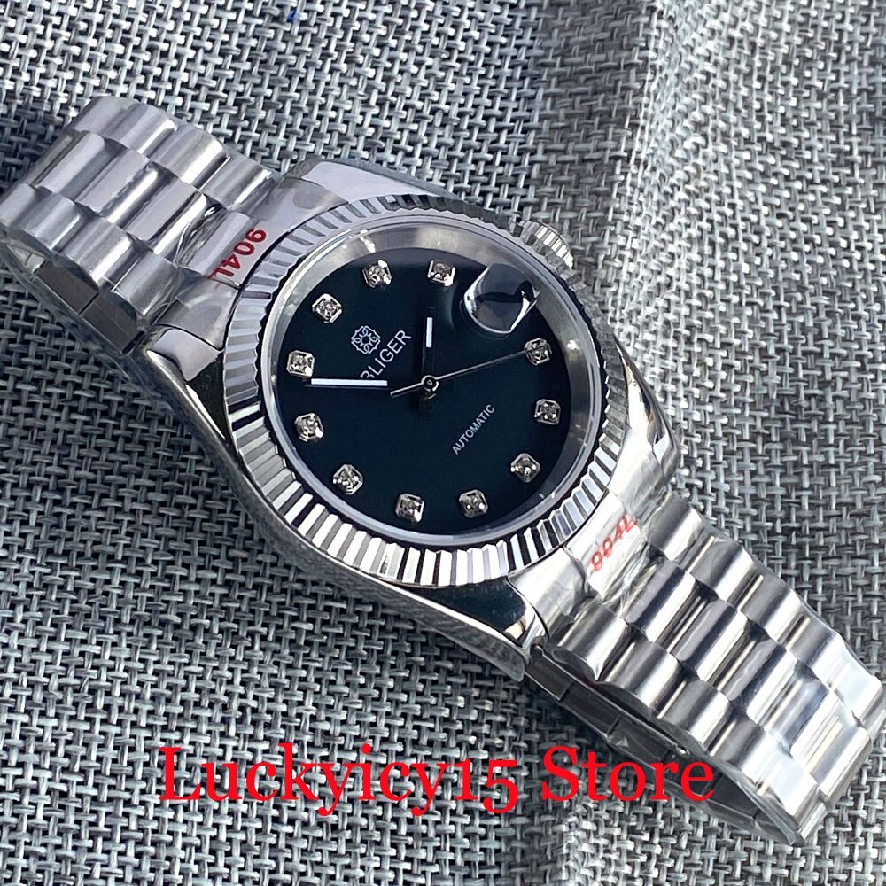 BLIGER 36MM 39MM Black Blue Red Silver Japan NH35A Automatic Men’s Watch