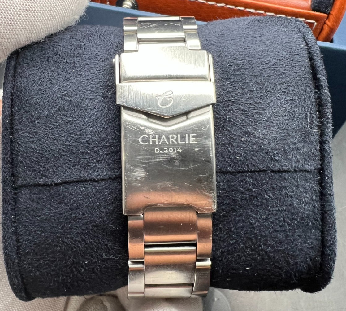 Charlie Concordia Expedition Dive watch Automatic Antarctic Blue 40mm