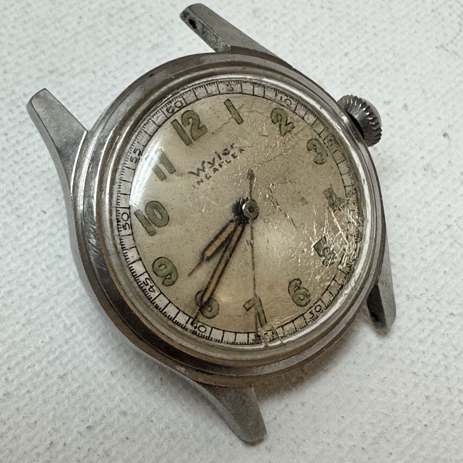 Wyler Incaflex 30mm WWII Era Watch Wittnauer Swiss Movement RUNNING