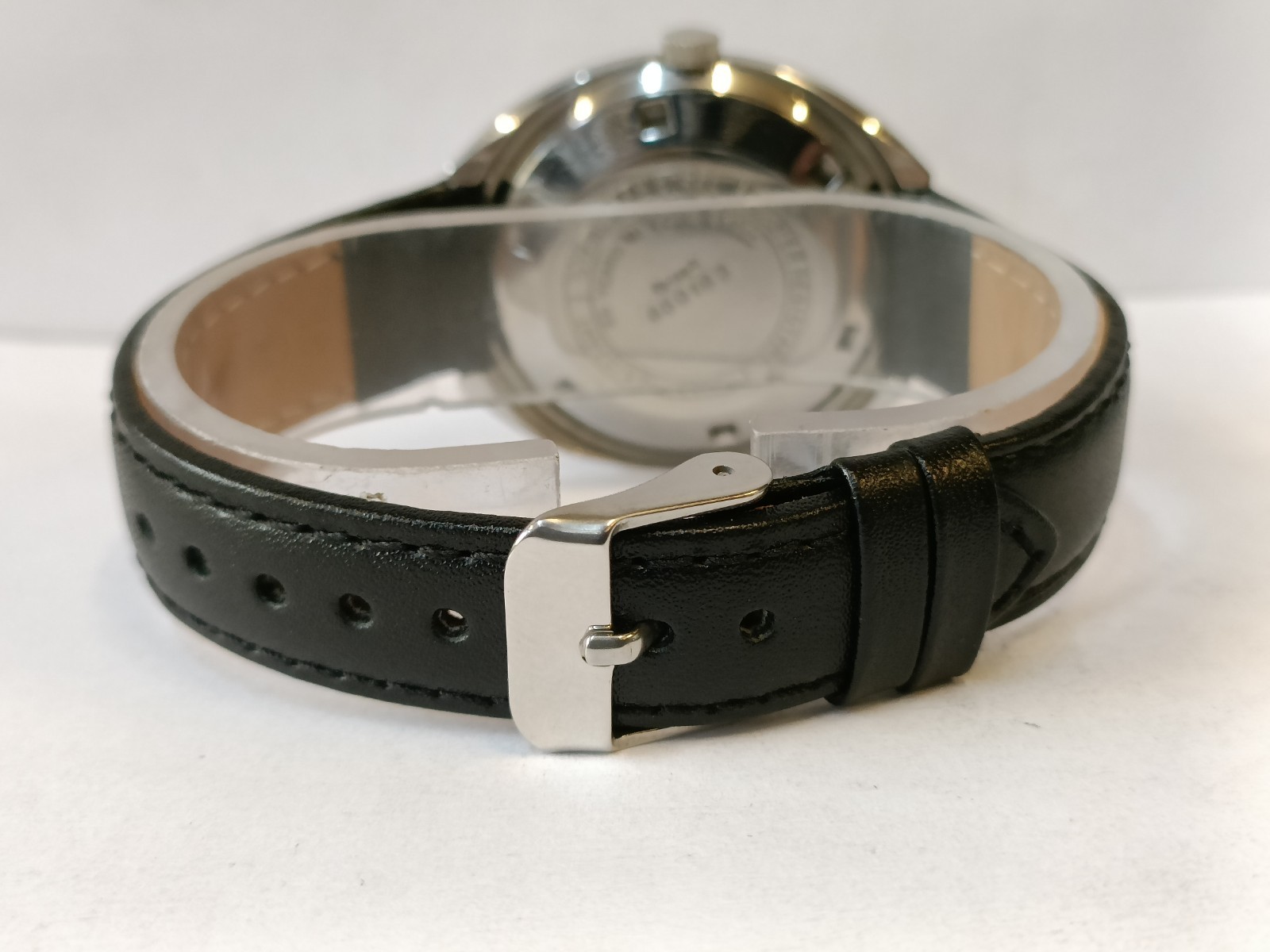 ORIGINAL HMT RAJAT 21J AUTOMATIC WHITE DIAL INDIA MEN’S WORKING CONDITION