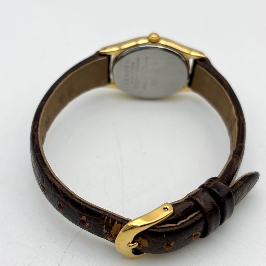 Seiko Oval Black Quartz Vintage Wristwatch Japan New Battery 0613822