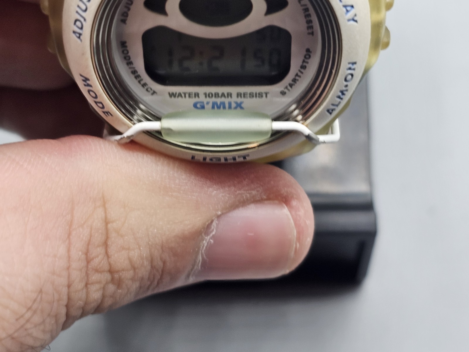 Vintage Casio Baby-G BGM-100 G’Mix Ladies 41mm Yellow & White Jelly Watch