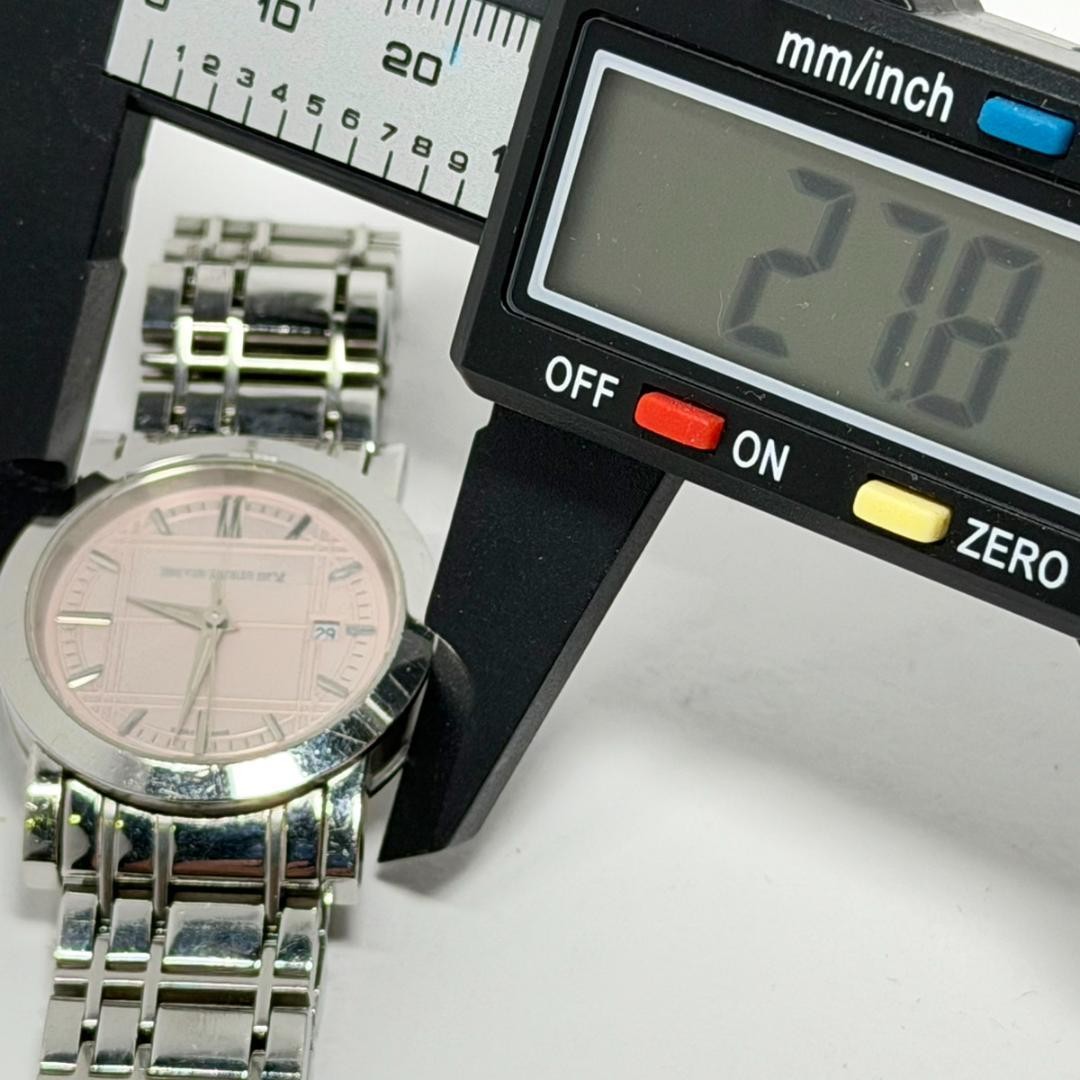 Burberry BU1363 Heritage Nova Check Pink Dial Date