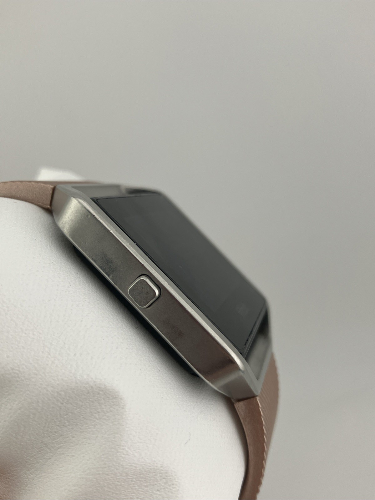 Fitbit Blaze FB502 40mm Smart Watch Silver/Rose Gold Tone w/ Charger Tested/Runs