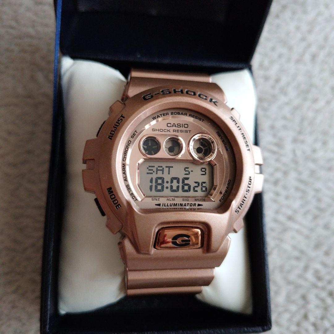 CASIO G-Shock digital wristwatch pink gold No.gs3432
