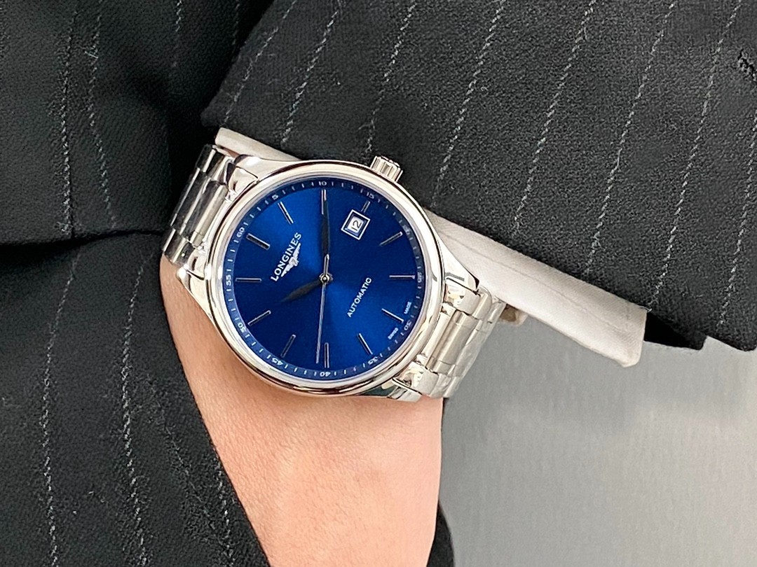 Longines Automatic Blue Dial Men’s Watch Stainless Steel Sapphire NEW