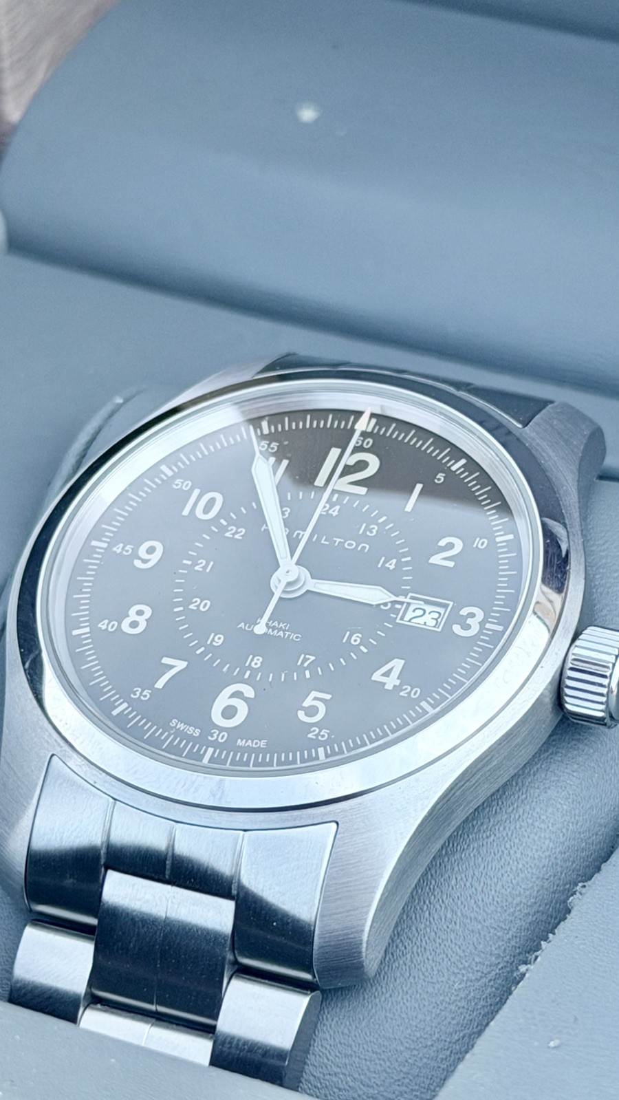 Hamilton Khaki Field Automatic 42mm Ref. H706050 Sapphire Swiss Steel Full Set