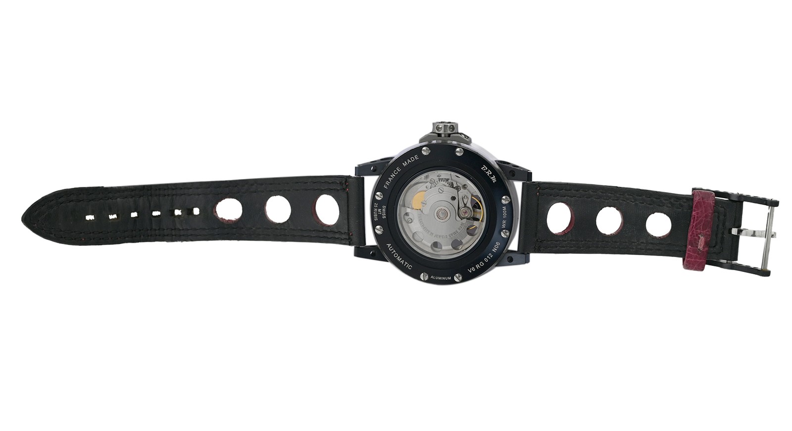 B.R.M Art Car V644SASQMK Skeleton Polycarbonate Aluminum 44MM Mens Automatic