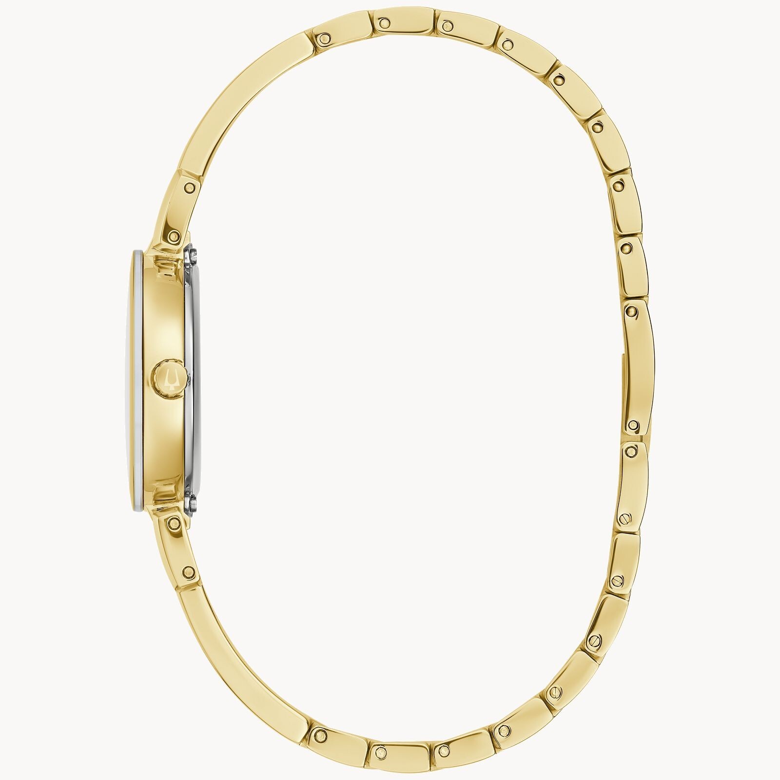 Bulova Womens Modern Marc Anthony Quartz Gold Stainless Steel Watch 26 MM 97P164