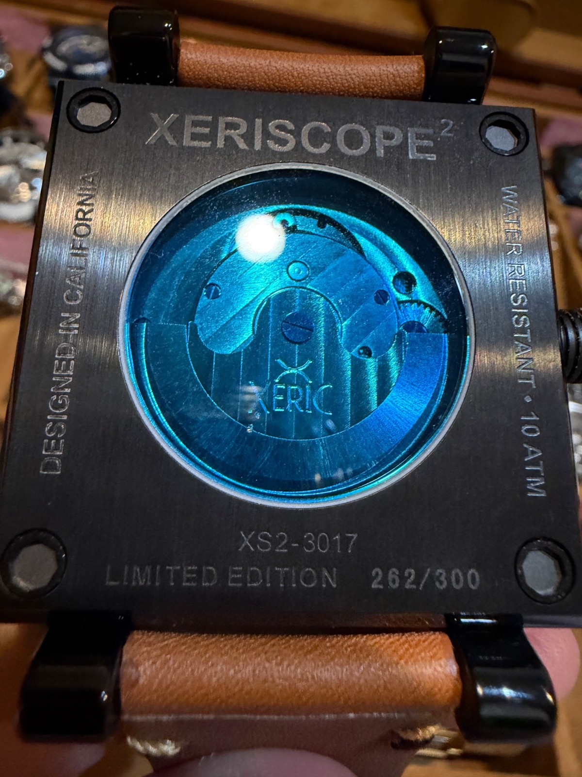 Xeric, Xeriscope squared LE 262/300 Model XS2-3017 mens watch