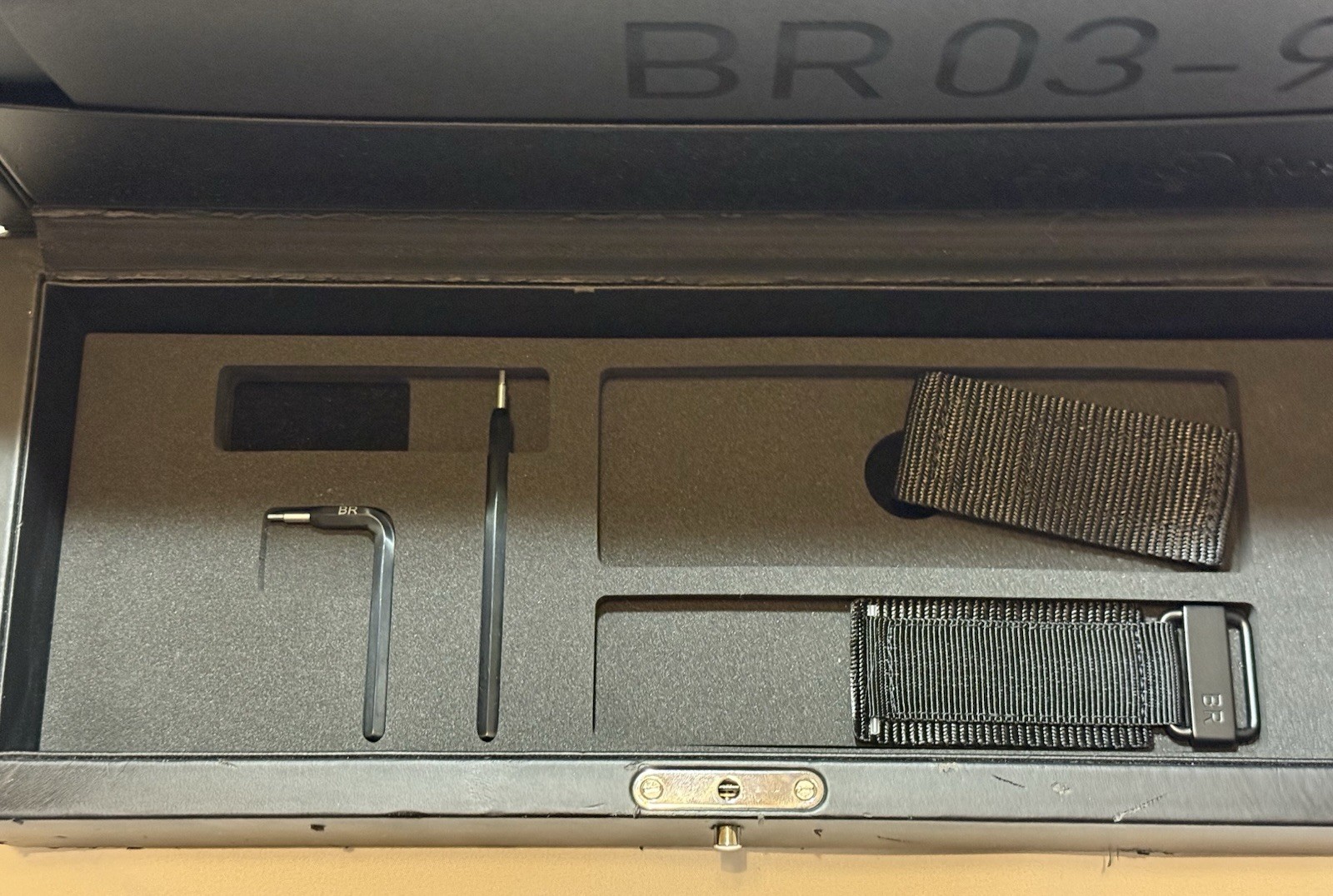 BELL & ROSS BR03-92-S Matte Black Ceramic and Stainless Steel w/ Box and Strap