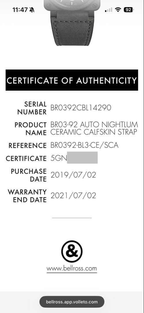 Bell & Ross BR03-92 Nightlum