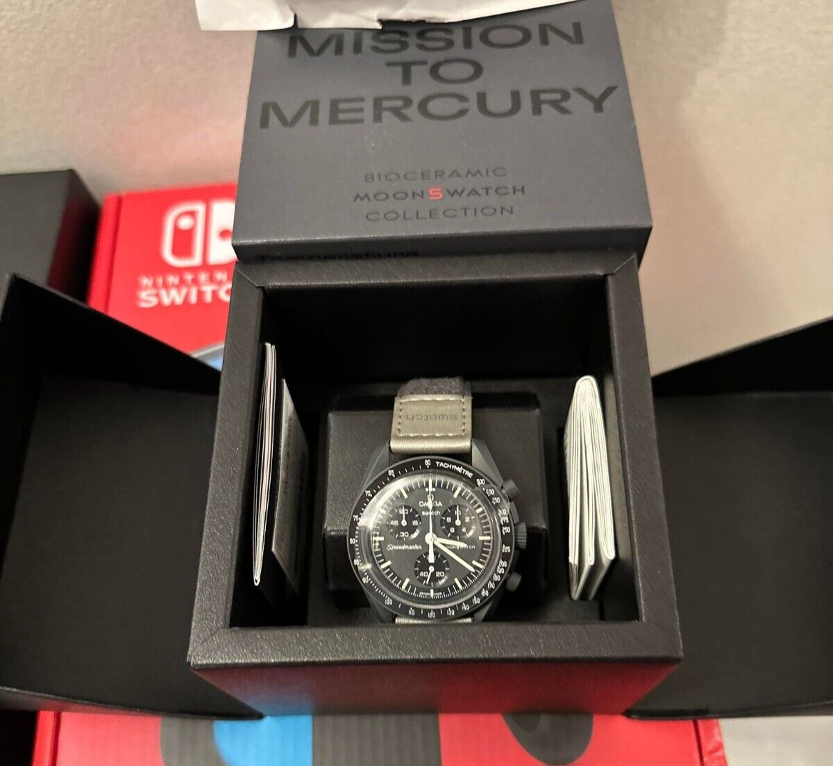 Swatch x Omega Bioceramic Moonswatch Mission To Mercury – Brand New Fast Ship