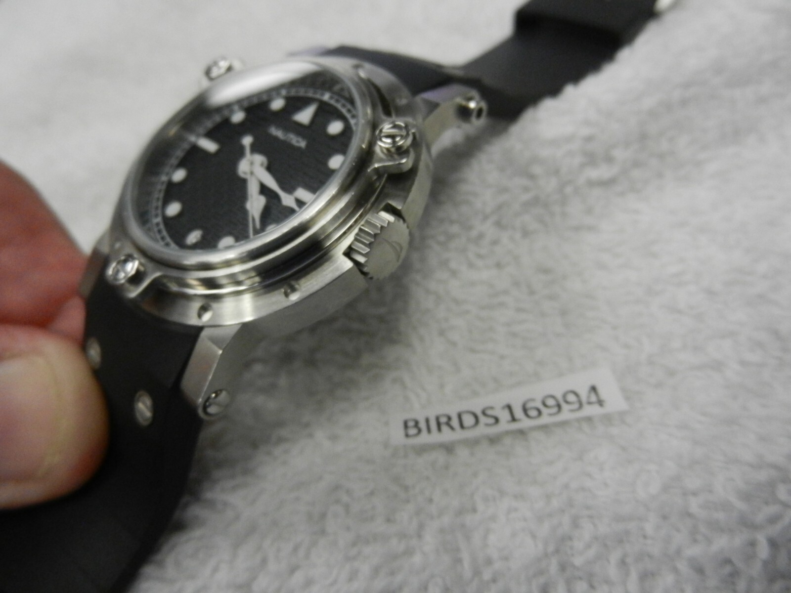 RARE MENS NAUTICA PORTHOLE MARINE CASE WATCH FANCY HANDS SCREW DOWN CROWN & CASE