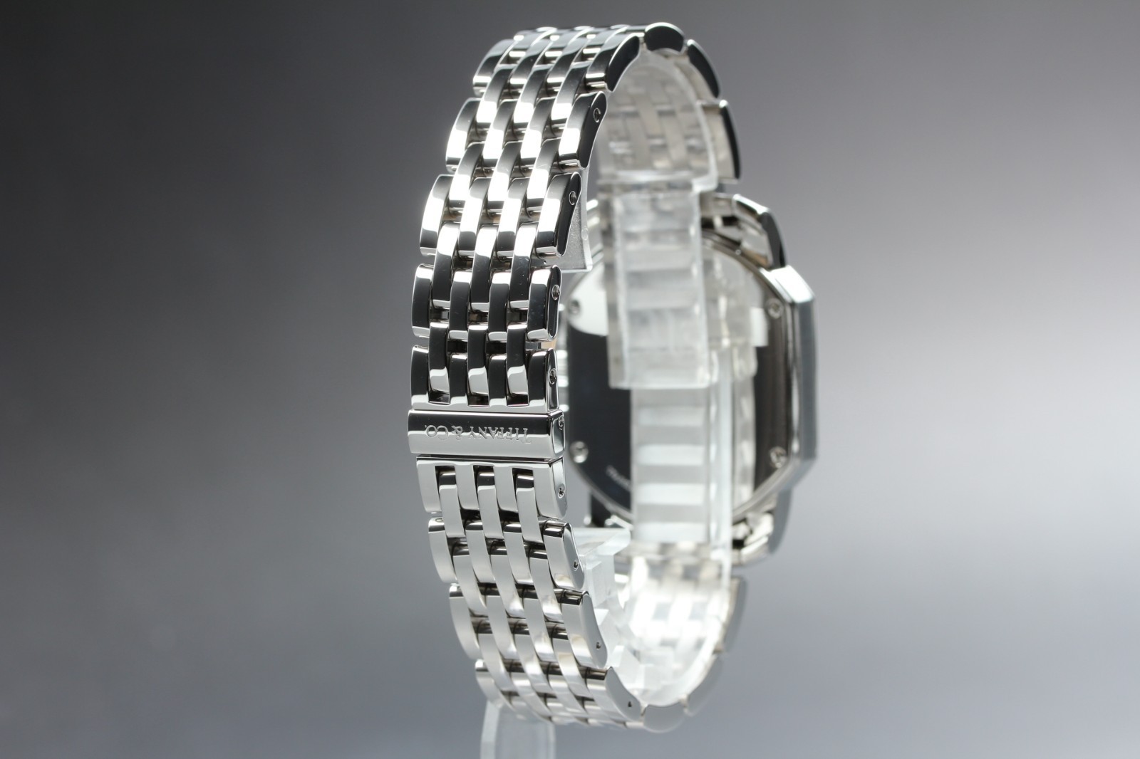 Tiffany & Co Mark Coupe Chronograph Date Silver Dial 33mm Quartz Mens Watch JPN