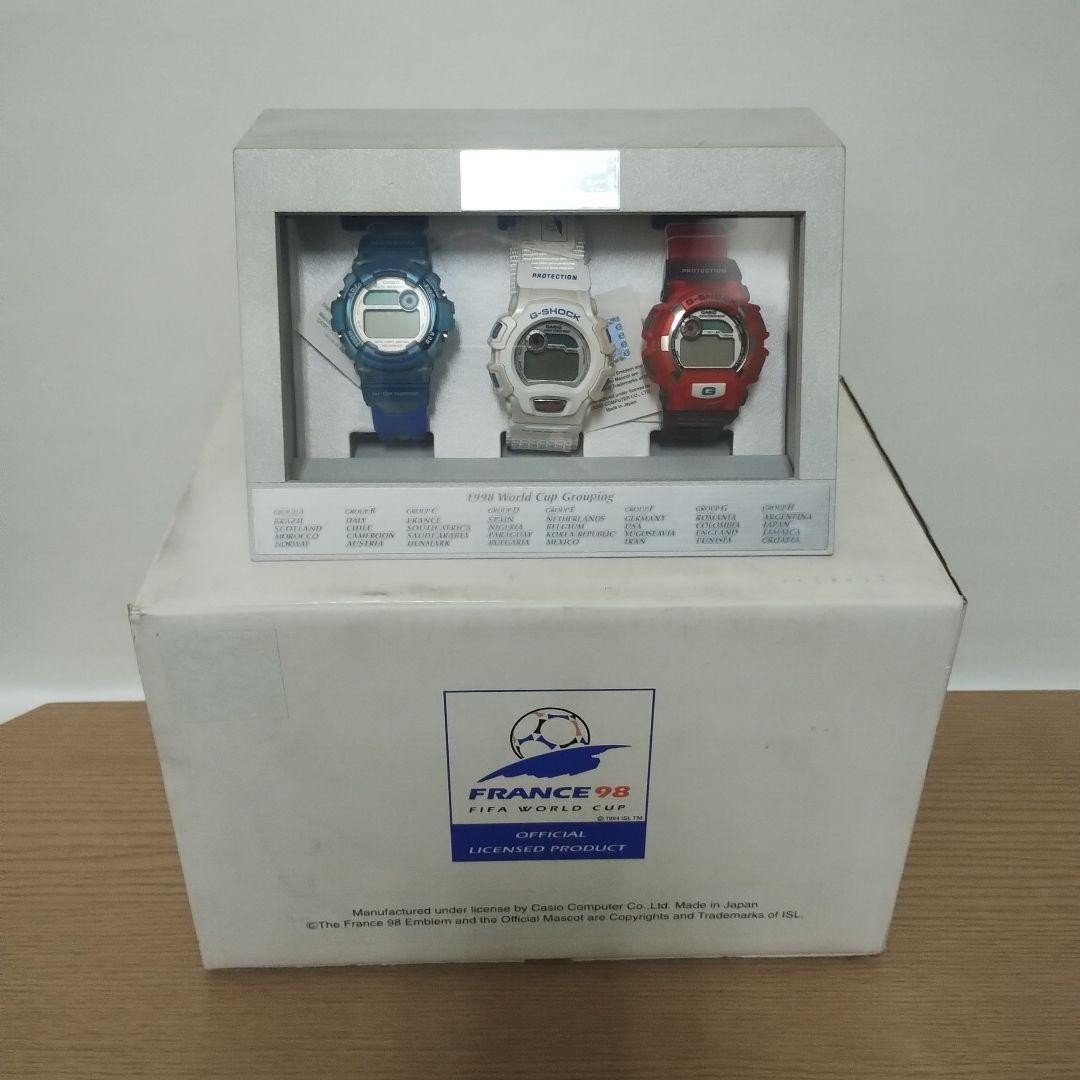 G-SHOCK France 98 FIFA World Cup Set From Japan unused