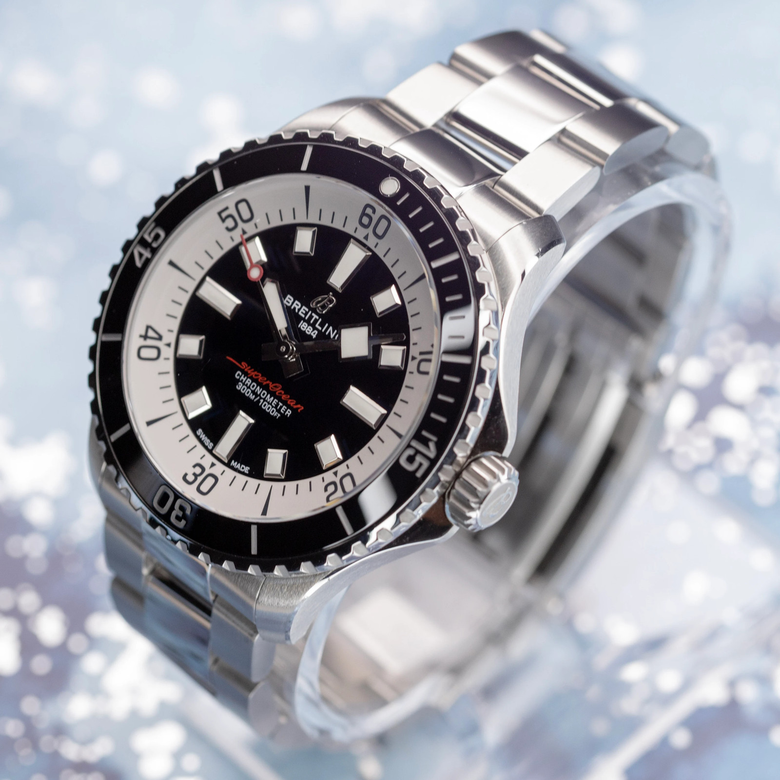 2025 Breitling Superocean Auto 44 Black Dial A17376211B1A1 | Full Set | Warranty