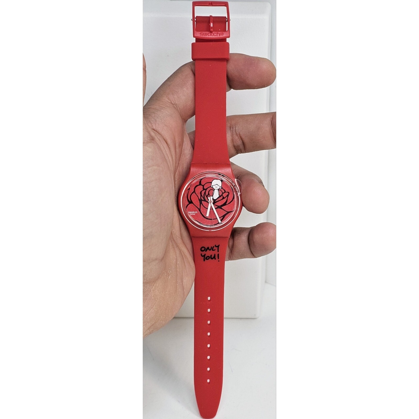 Swatch Red Watch Ref SZ5013 “Only You”