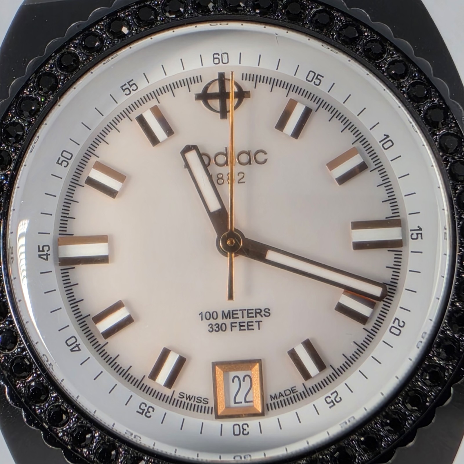 ZODIAC SEADRAGON UNISEX STAINLESS ST WATER RESISTAN 100M MOTHER PEARL DIAL 38mm
