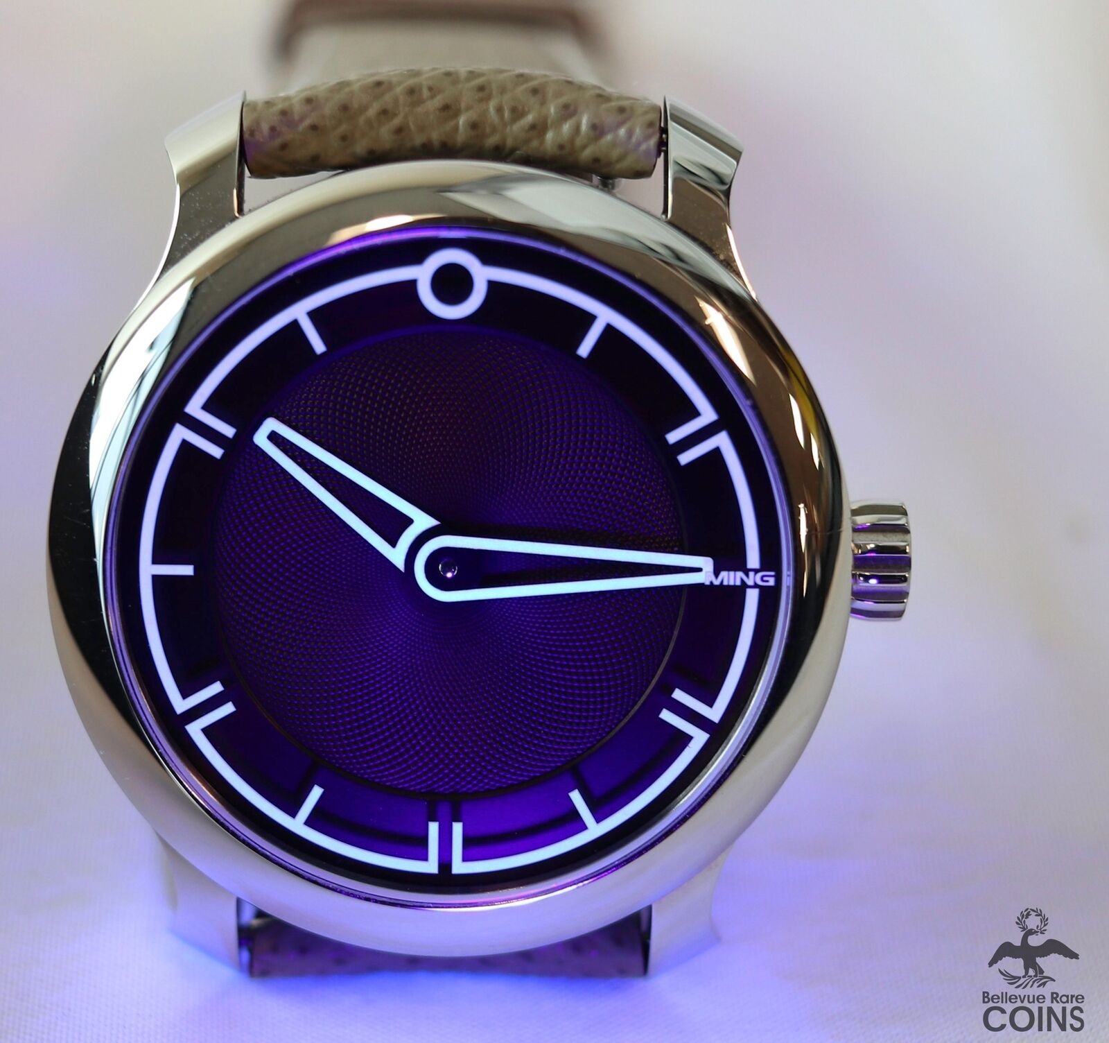 MING’s 17.09 Automatic Burgundy Dial Calibre 330 Handmade Strap Men’s Watch