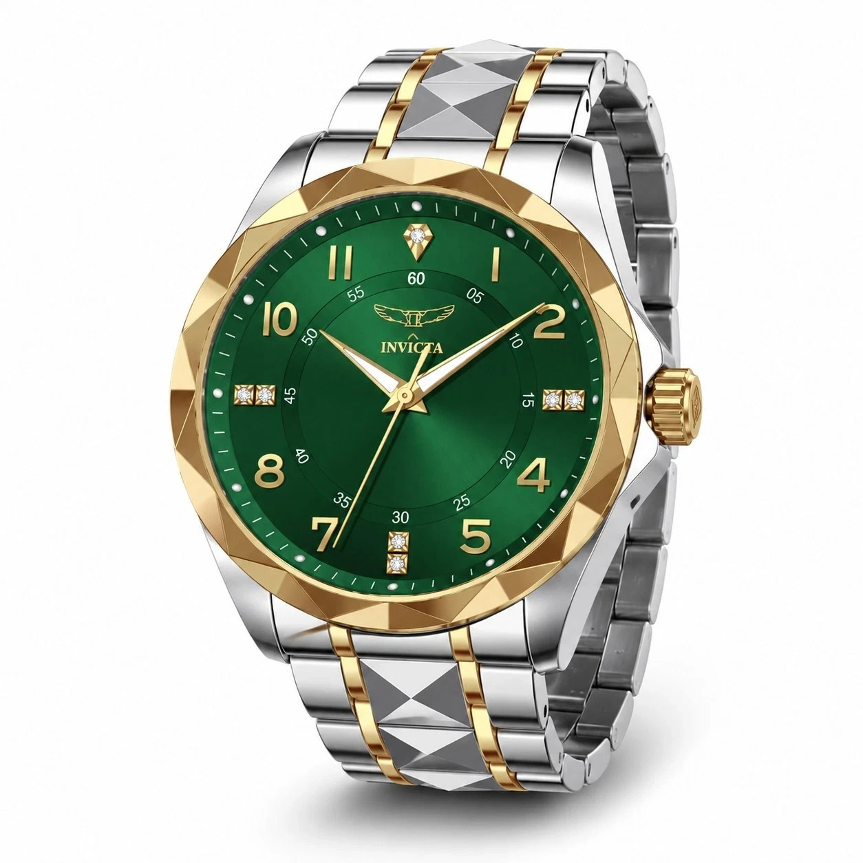 Invicta Specialty I by Invicta Men’s Watch 41mm Two Tone w/Green Dial 69025 New