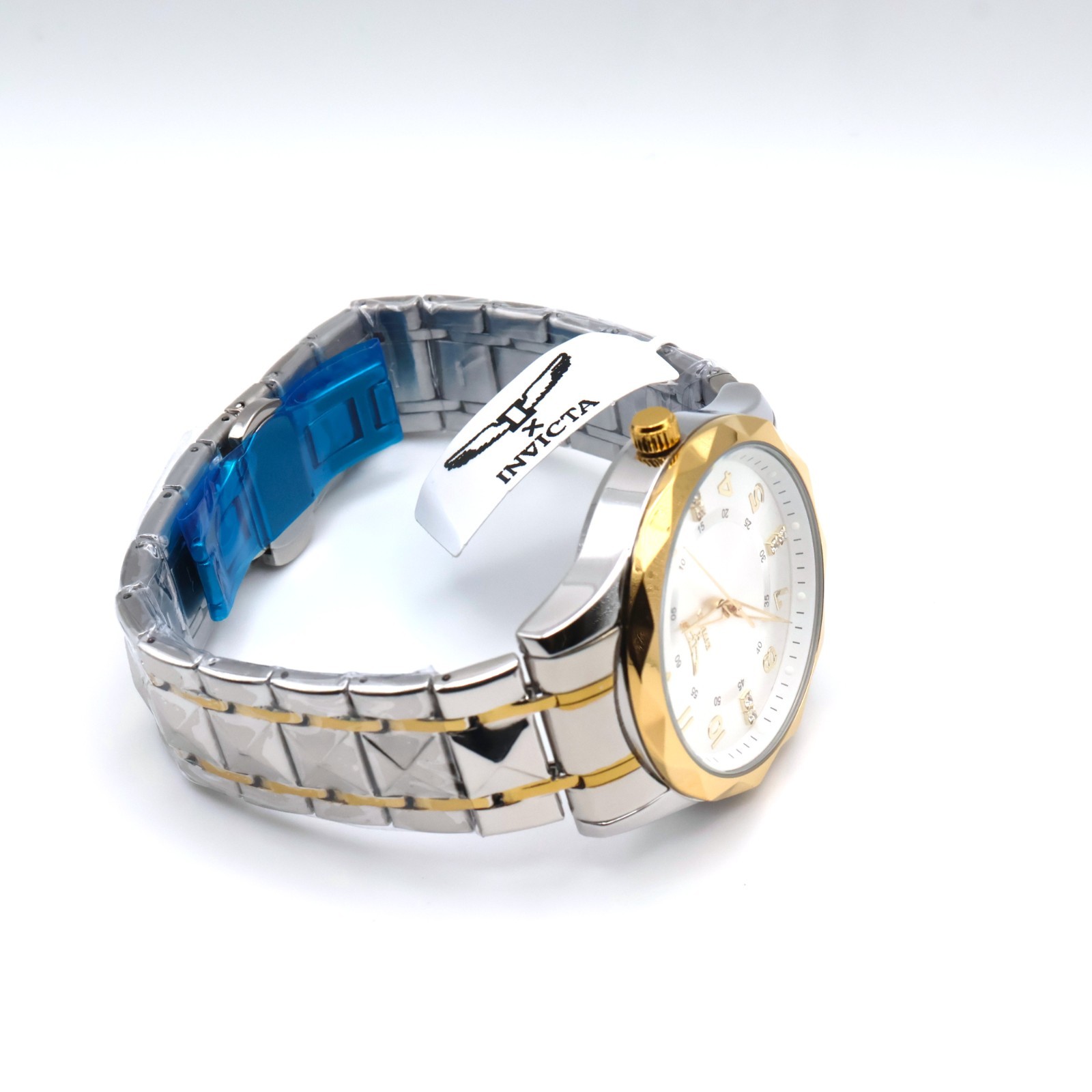 Invicta Specialty I by Invicta Watch 41mm, Gold, Steel (69023) White Dial