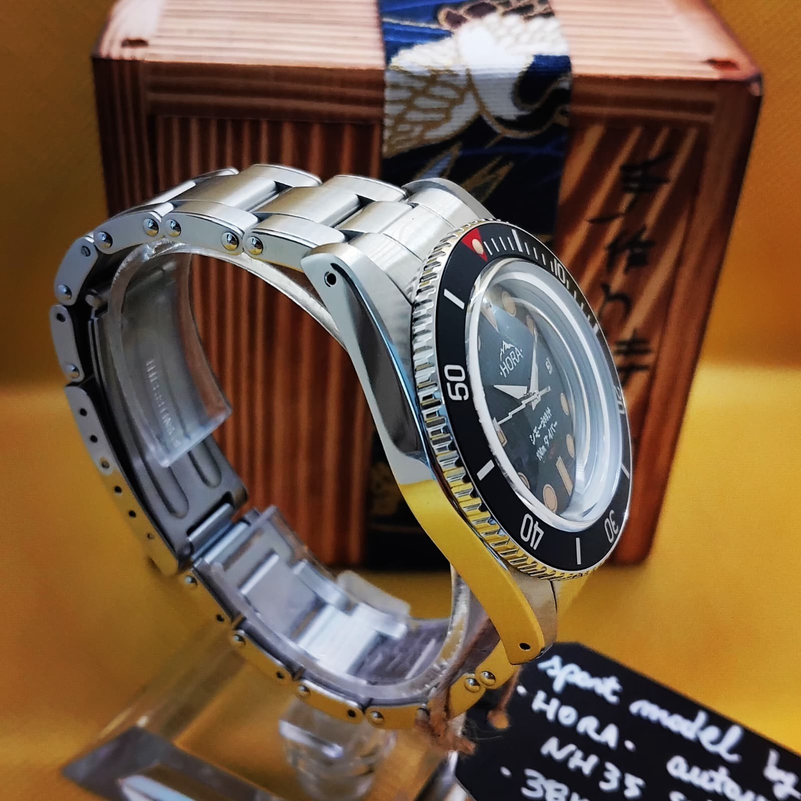 Vintage 38mm Automatic Movement Watch -Hora-
